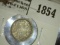 1898 Canada Five Cent Silver, CH AU.