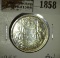1955 Canada Silver Half Dollar, AU.