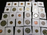 (30) carded, catlogued and researched Fiji Coins, all ready for the coin show.