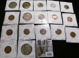 (17) carded, catlogued and researched Fiji Coins, all ready for the coin show.