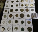 (33) various Chinese Coins, all carded and attributed.