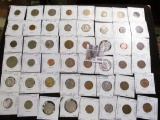 (48) various Colombia Coins, all carded and attributed.