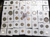 (48) various Costa Rica Coins, all carded and attributed.