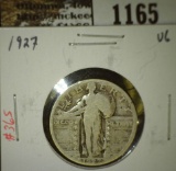 1927 Standing Liberty Quarter, VG, value $8