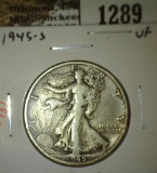 1945-S Walking Liberty Half, VF, value $17