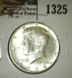 1964-D Kennedy Half, BU, value $15