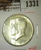 1970-D Kennedy Half, BU, low mintage from Mint Sets only, MS65 value $42