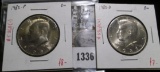 Group of 2 Kennedy Halves, 1983-P & 1983-D (scarce in BU due to Mint Employees strike in 1982 & 1983