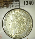 1879 Morgan Dollar, XF, value $37