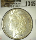 1880-S Morgan Dollar, AU, value $39