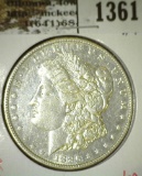 1886 Morgan Dollar, AU, value $39