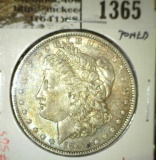 1888 Morgan Dollar, AU toned, value $39