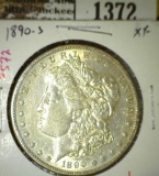 1890-S Morgan Dollar, XF, value $37