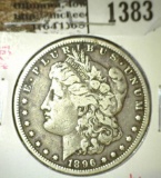 1896-O Morgan Dollar, VF, value $40