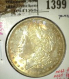 1904-O Morgan Dollar, BU toned, MS63 value $65, MS64 value $80, MS65 value $175
