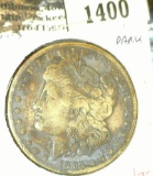 1904-S Morgan Dollar, F dark, better date, VF value $75