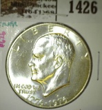 1976-S 40% Silver Eisenhower Dollar, BU, value $15+