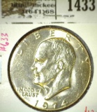 1974-D Eisenhower Dollar, BU, value $10+