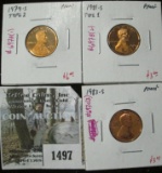 Group of 3 Proof Lincoln Cents, 1979-S type 2, 1981-S type 1, 1983-S, group value $12+