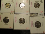 Group of 6 Proof Roosevelt Dimes, 1965, 1966, 1967 (all SMS Proof-like), 1968-S, 1969-S & 1970-S, gr