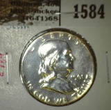 1961 Franklin Half, Proof, value $22