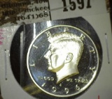 1996-S 90% Silver Kennedy Half, Proof, value $30+