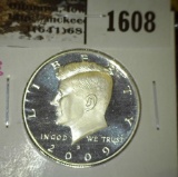 2009-S 90% Silver Kennedy Half, Proof, value $14+