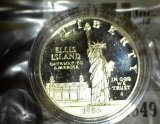 1986-S Statue of Liberty Commemorative Silver Dollar, 90% SILVER, Proof in original Mint capsule, va