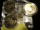 Group of 3 Proof Commemorative Half Dollars in original Mint capsules, 1986-S Statue of Liberty, 198