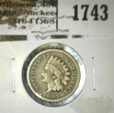 1861 Indian Head Cent, Good.