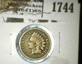 1862 Indian Head Cent, Good.