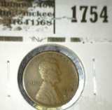 1912 D Lincoln Cent, VF.