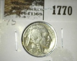 1936 S/S Buffalo Nickel, VF. Listed in Cherry Pickers guide at $50