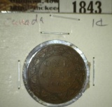 1903 Canada Large Cent AU.