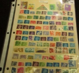 (103) miscellaneous Foreign Stamps in a stock page.