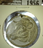 1887 holed and ringed medal 