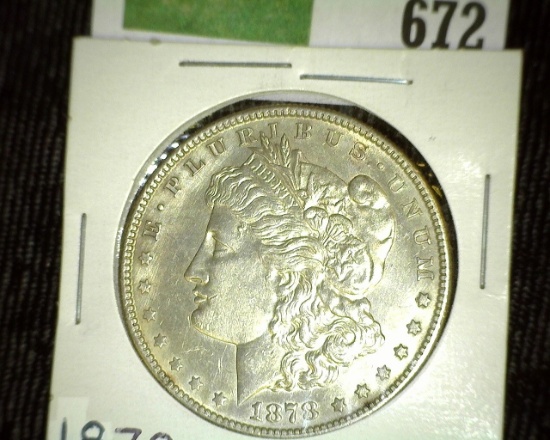 1878 S Morgan Silver Dollar.