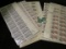 Large Group of Unused Blocks and Strips of U.S. Stamps. ($25.20 face value).