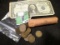 Roll of (50) Nice 1906 Indian Head Cents and a Series 1957 $1 Silver Certificate.
