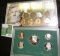 1997 S U.S. Proof Set in original box & a nine-piece Set 