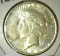 1925 S High Grade U.S. Peace Silver Dollar.