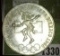 1968 Mexico .720 Fine Silver 25 Peso, KM#479.1.