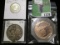 1966 Bahama Islands 25 Cents; 1966 Mexico Silver One Peso; & 1972 Bronze Proof Restoration Medal.