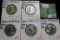(5) 1980 S Gem BU Susan B. Anthony Dollar Coins.