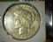 1923 S High Grade U.S. Peace Silver Dollar.