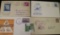 (4) Rare 1933-1960 Stamped and Postmarked Special Covers one of which traveled on the 