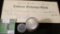 1953 S Gem BU Roll of Roosevelt Silver Dimes in a plastic tube & 1904 Check from Edgerton, Wis. 