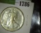 1921 S Walking Liberty Half Dollar, Rare Date.
