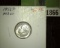 1956 P Roosevelt Dime, lovely toned Superb Gem BU.