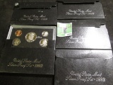 (5) 1992 S U.S. Silver Five-Piece Proof Sets. (total of 25 coins).